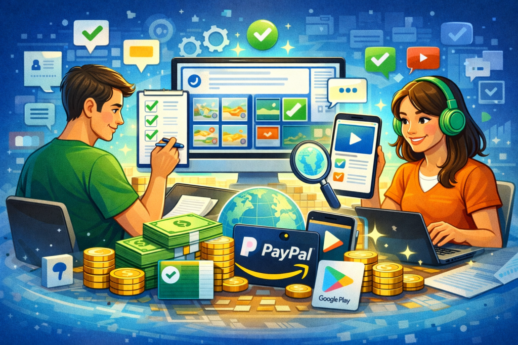 Como ganhar dinheiro com tarefas online usando sites confiáveis