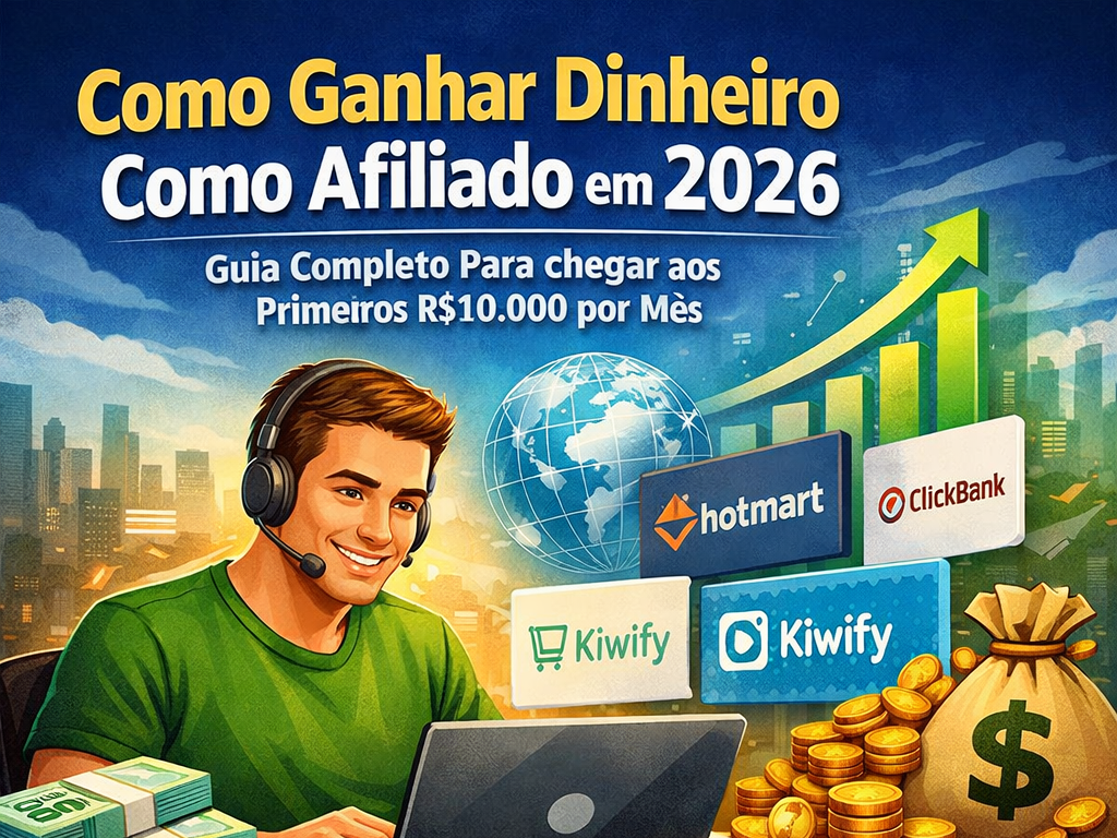 Homem feliz no Marketing de Afiliados