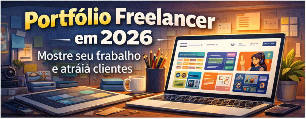 exemplo de portfolio freelancer que atrai clientes