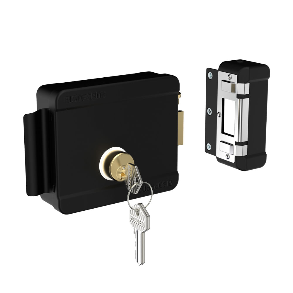 Fechadura Elétrica Soprano 12V Bipartido PY
